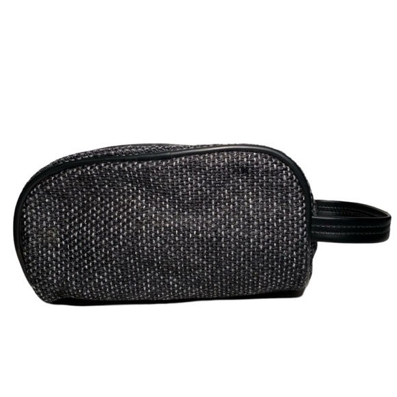 Givenchy VINTAGE 80s Tweed Dopp Kit Toiletry Travel Cosmetic Make Up Pouch Bag - Picture 8 of 11